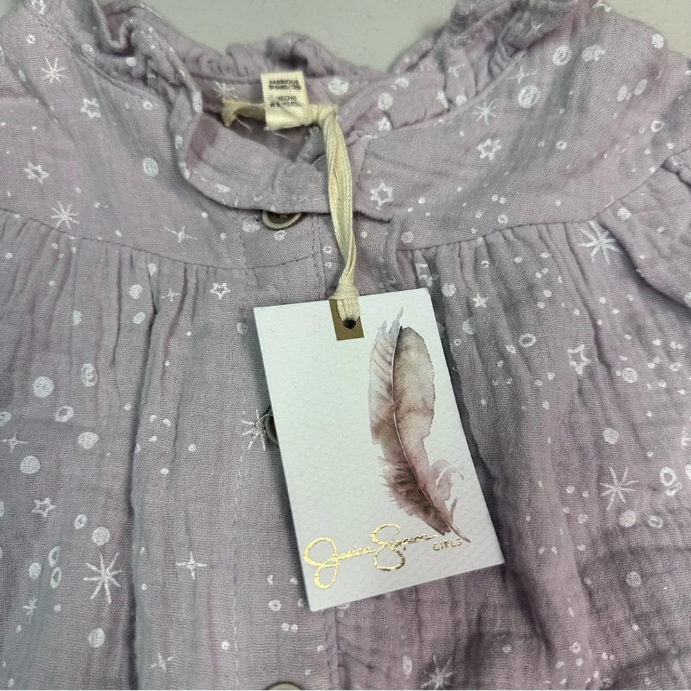 Jessica Simpson | Purple and Cream Kids Matching Set‎
